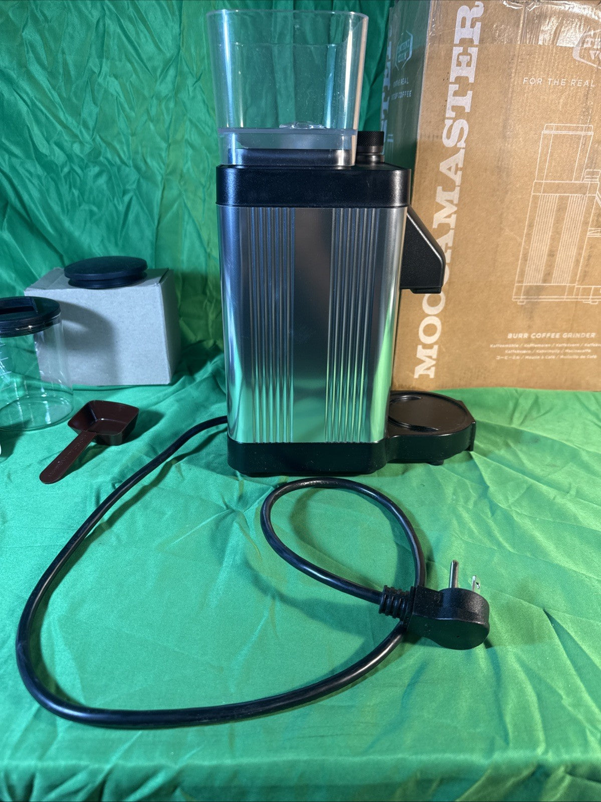 Technivorm Moccamaster KM5 Burr Coffee Grinder - Polished Silver