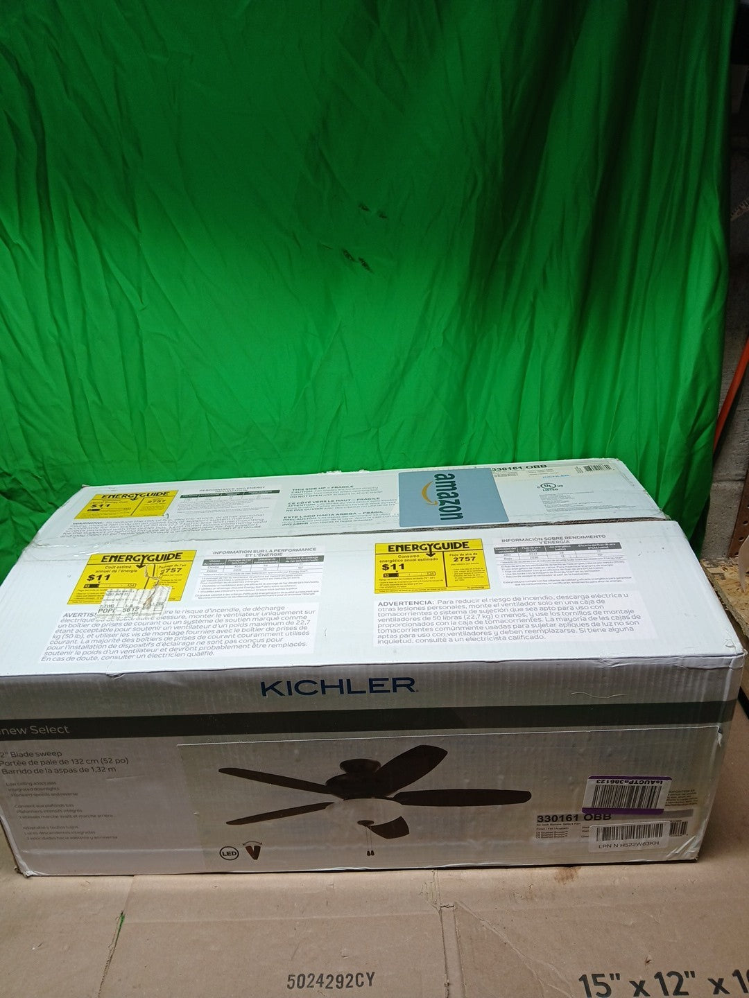 Renew Select Indoor Ceiling Fan in Oil Brushed Bronze