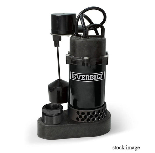 Everbilt 1/2 HP Submersible Aluminum Sump Pump with Vertical Switch HDPS50W
