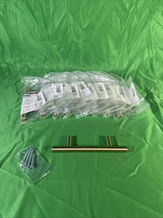 Lot of 10 Amerock Drawer Cabinet Bar Pulls 3" Golden Champagne BP40515BBZ