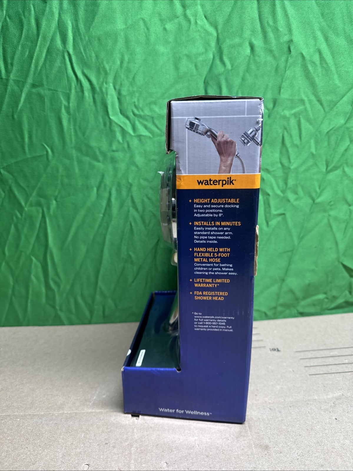 NOB Dualdock Multi-height 7spray wallmount handheld showerhead