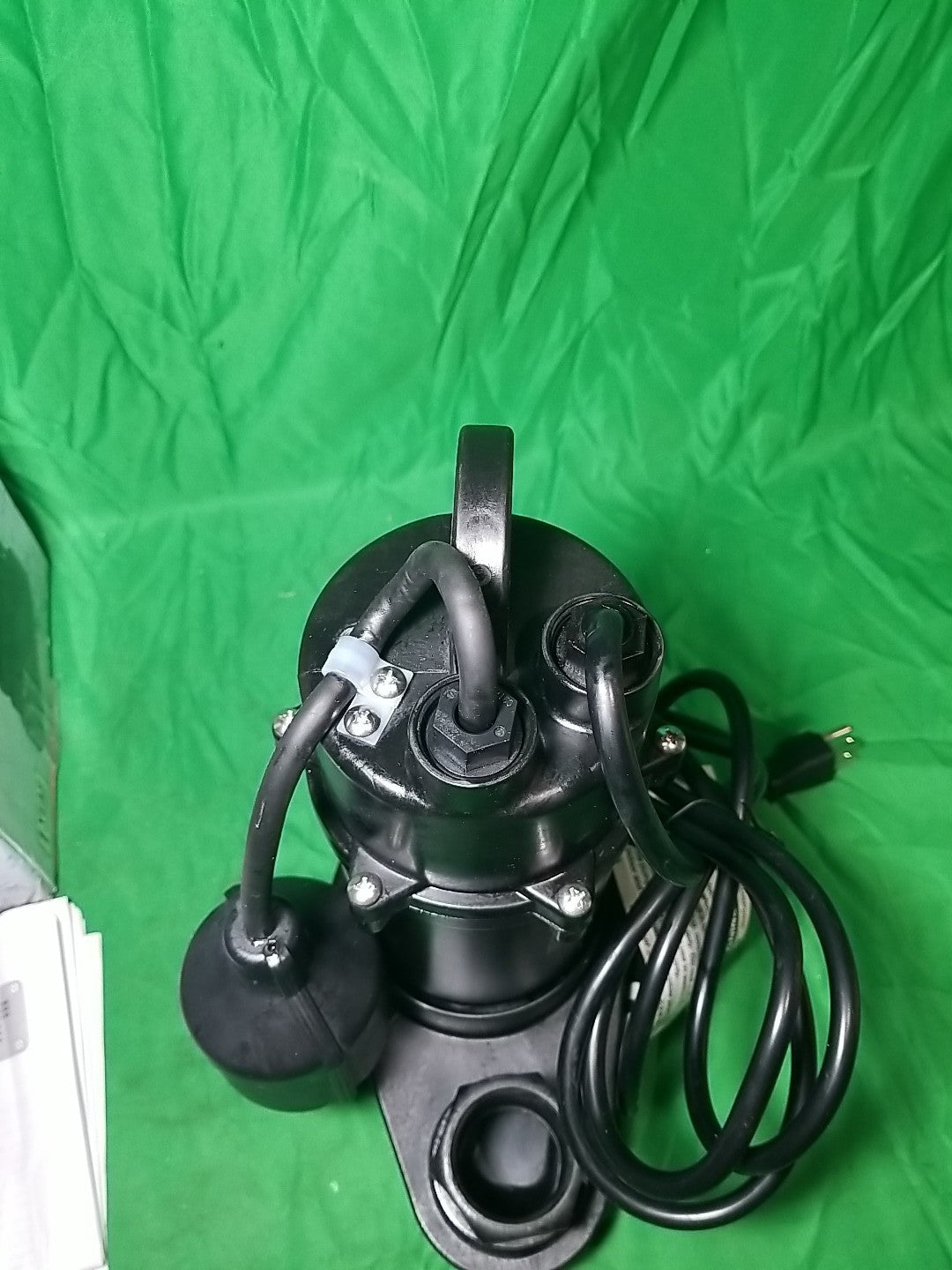 Everbilt 1/4 HP Aluminum Sump Pump w/ Tether Float Switch HDSP25W NEW OPEN BOX.