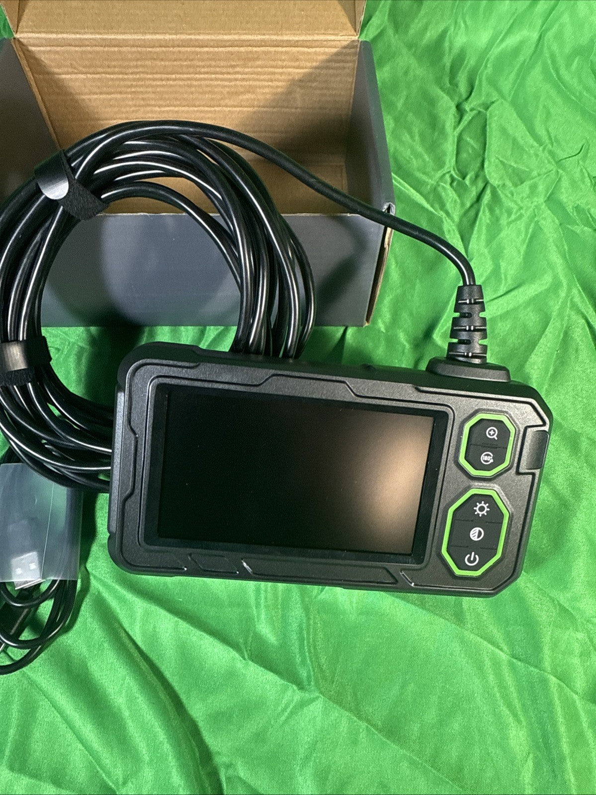 Dual Lens Borescope 4.3" Endoscope Camera w Light Waterproof 1080HD 16.5'