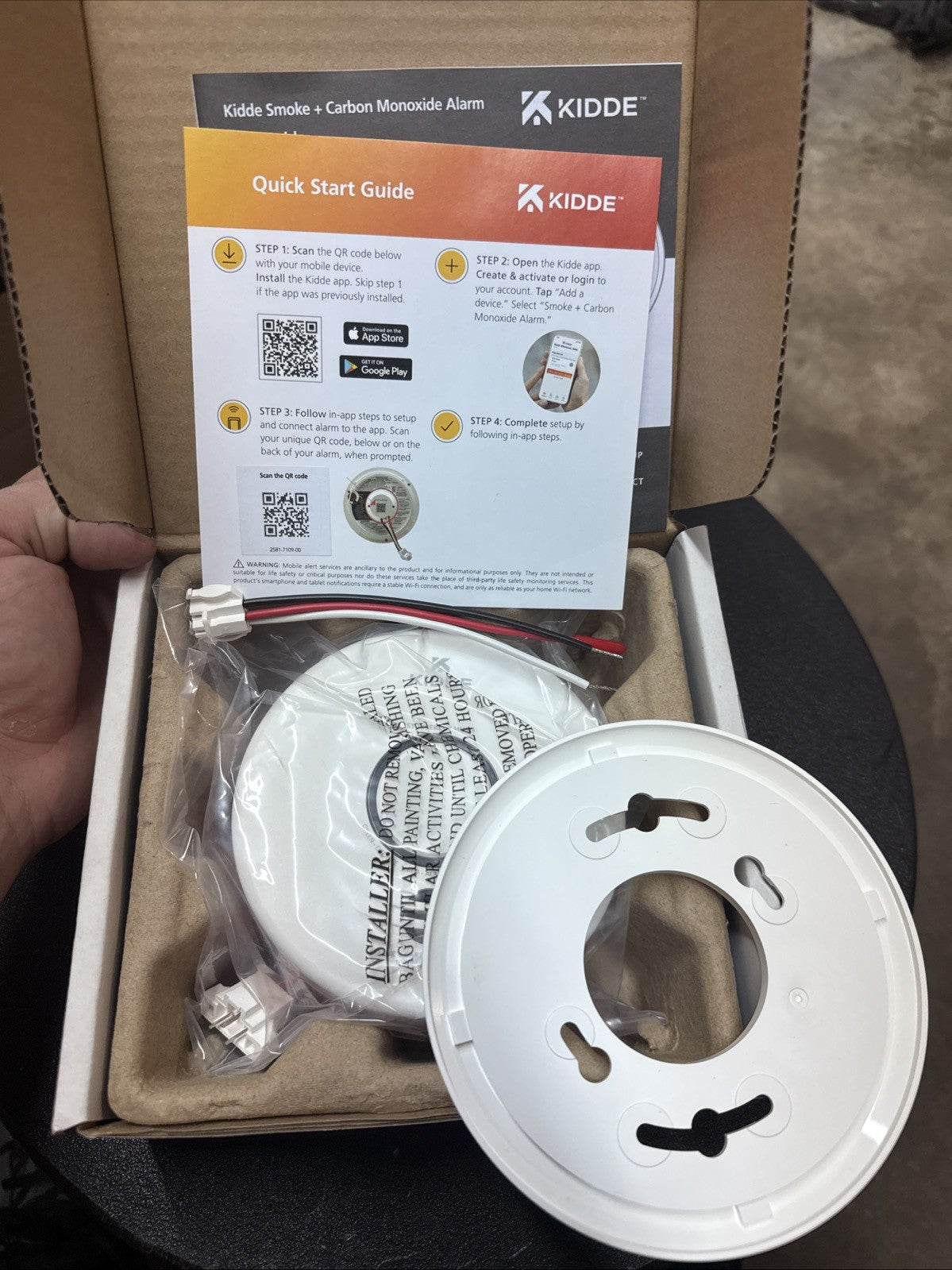 Kidde P4010ACSCO-WF Smoke + Carbon Monoxide Smart Alarm