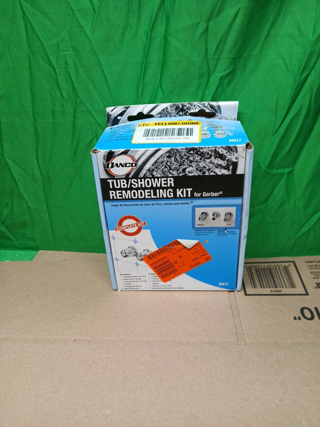 Gerber Tub/Shower 3-Handle Remodeling Kit in Chrome NEW OPEN BOX