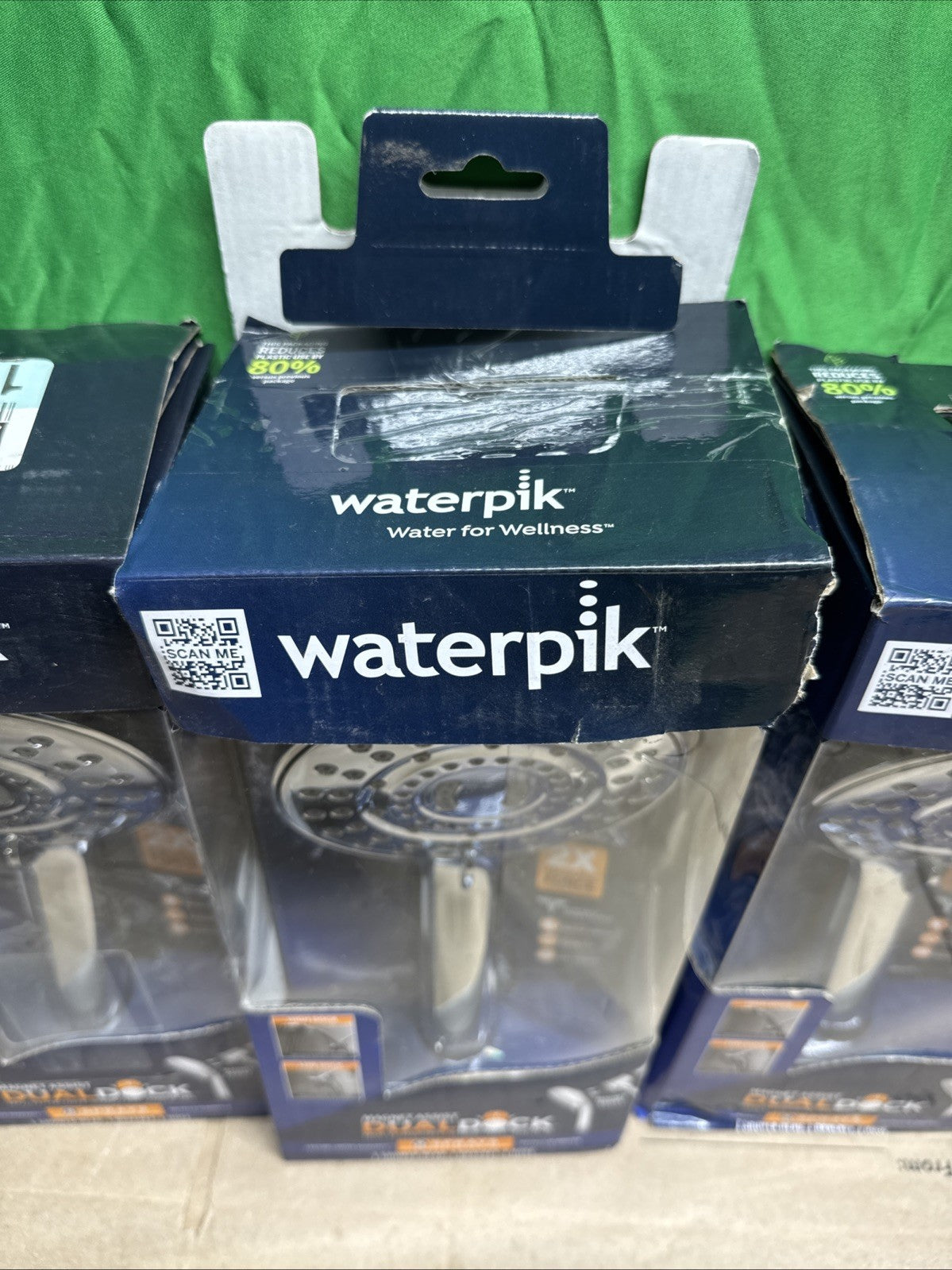 Waterpik 8-Spray Wall Mount Magnet Multi Height Handheld Shower Head 1.8 GPM