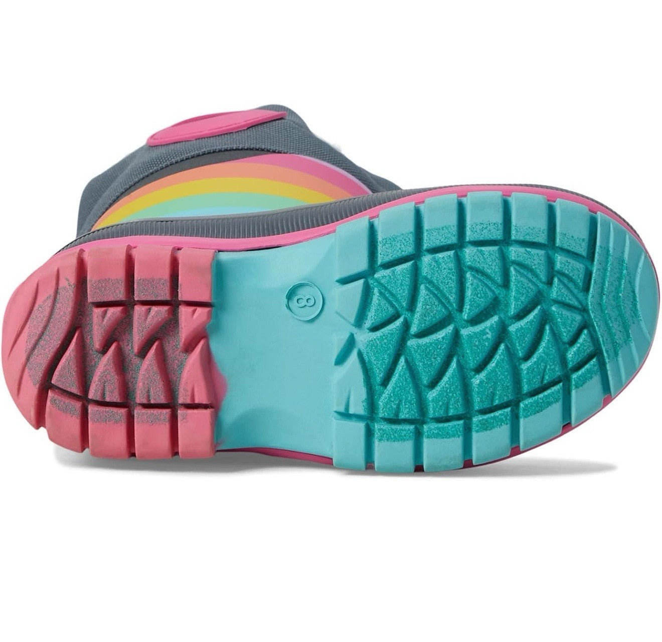 Westernchief unisex children’s Size 1 Winterprene Cold Weather Boot Snow Rainbow