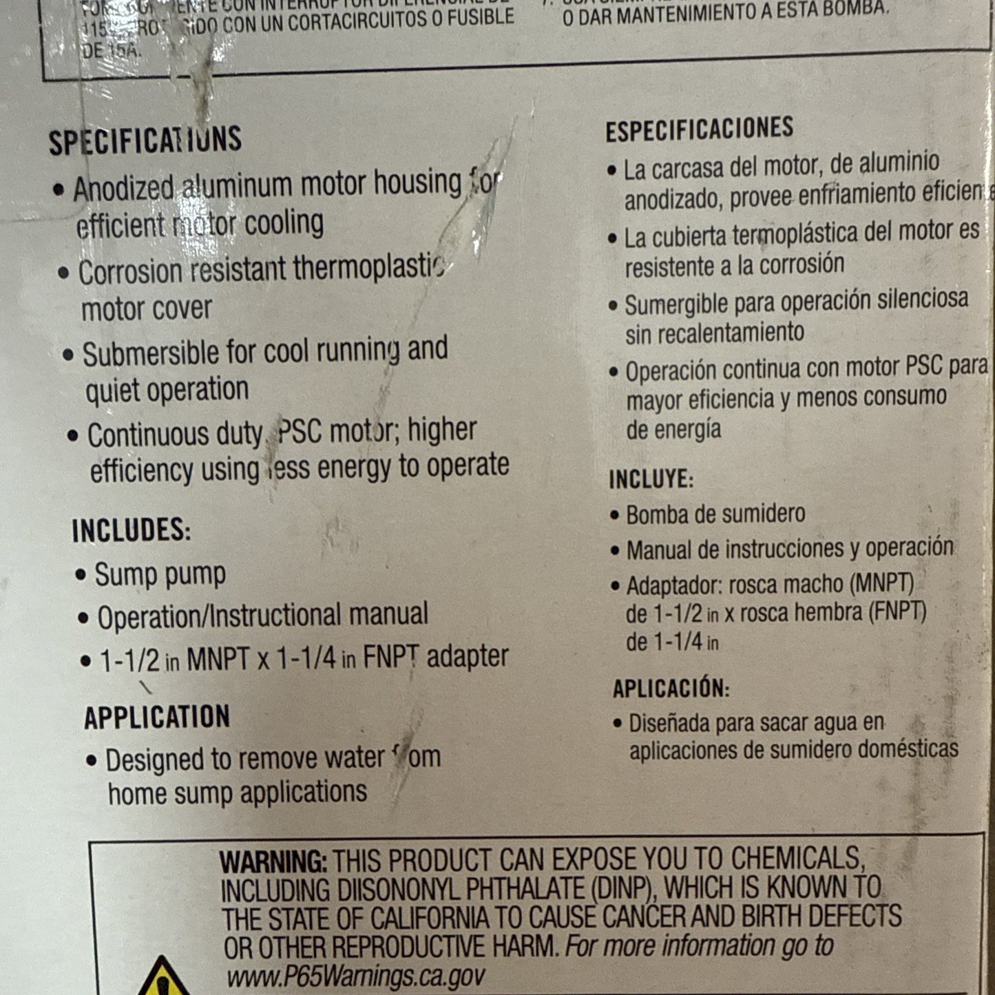 Everbilt 1/2 HP Submersible Aluminum Sump Pump with Vertical Switch HDPS50W