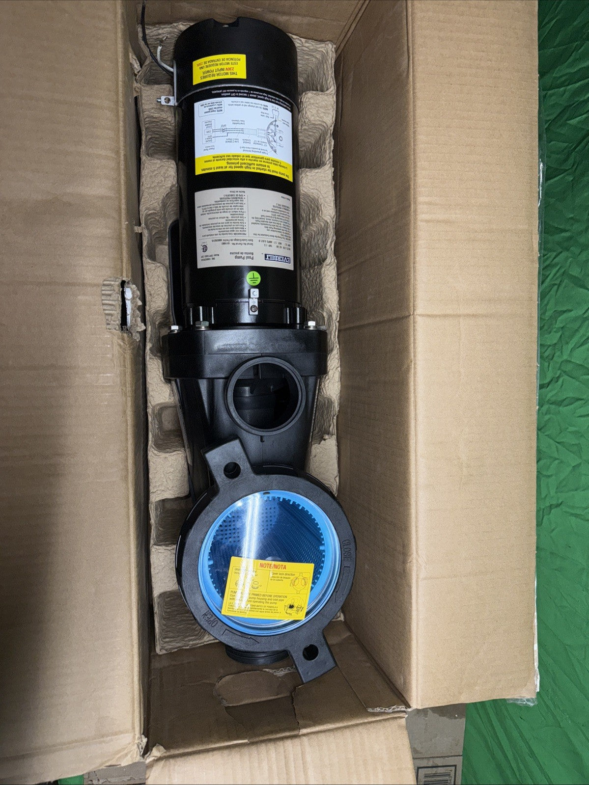 Everbilt 1.5 HP 2-Speed Pool Pump 230-Volt SPP15002-2SP *no unions*