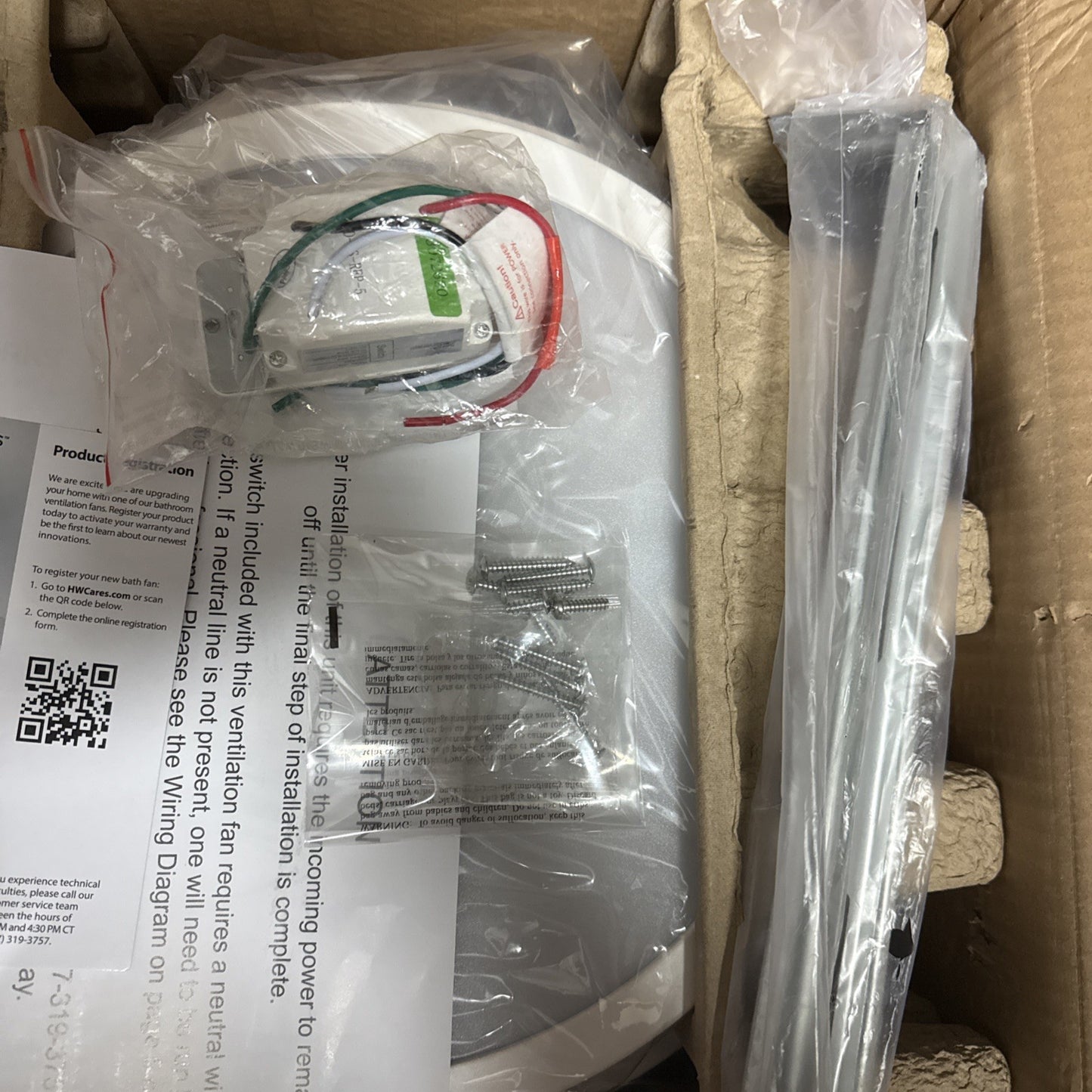 Homewerks 7130-20-BT White Ceiling Mount Bathroom Exhaust Fan w/ Humidity Sensor