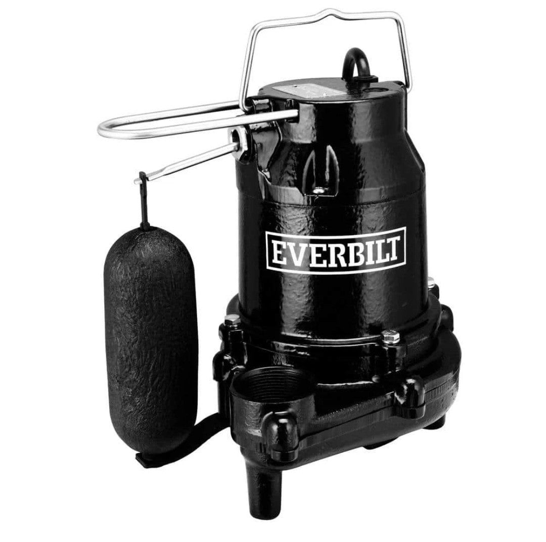 Everbilt 1/2 HP Cast Iron Submersible Sump Pump