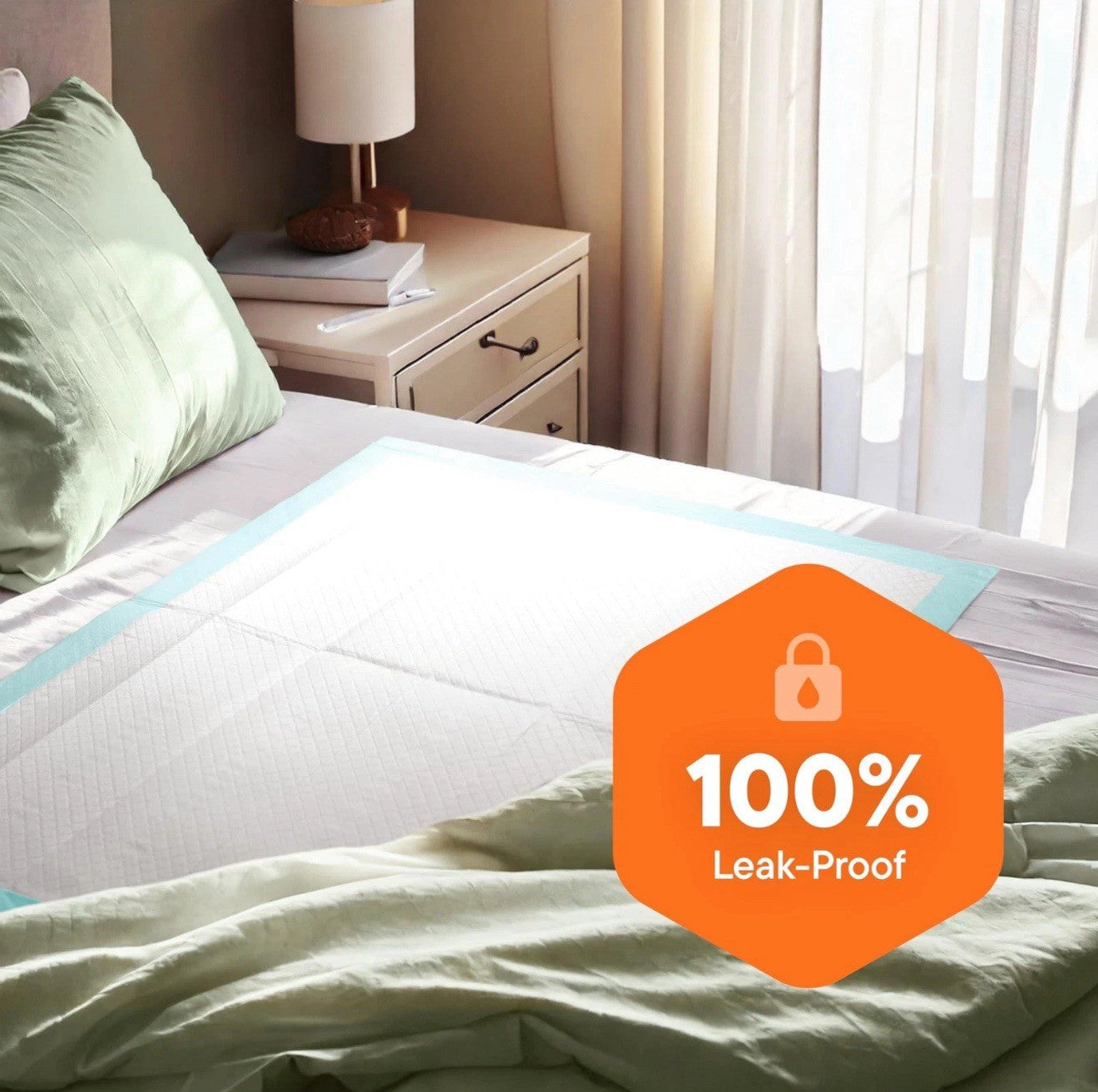 Chucks Pads Disposable [100-Pack] Adult Incontinence Underpads 23"x 36" Large...