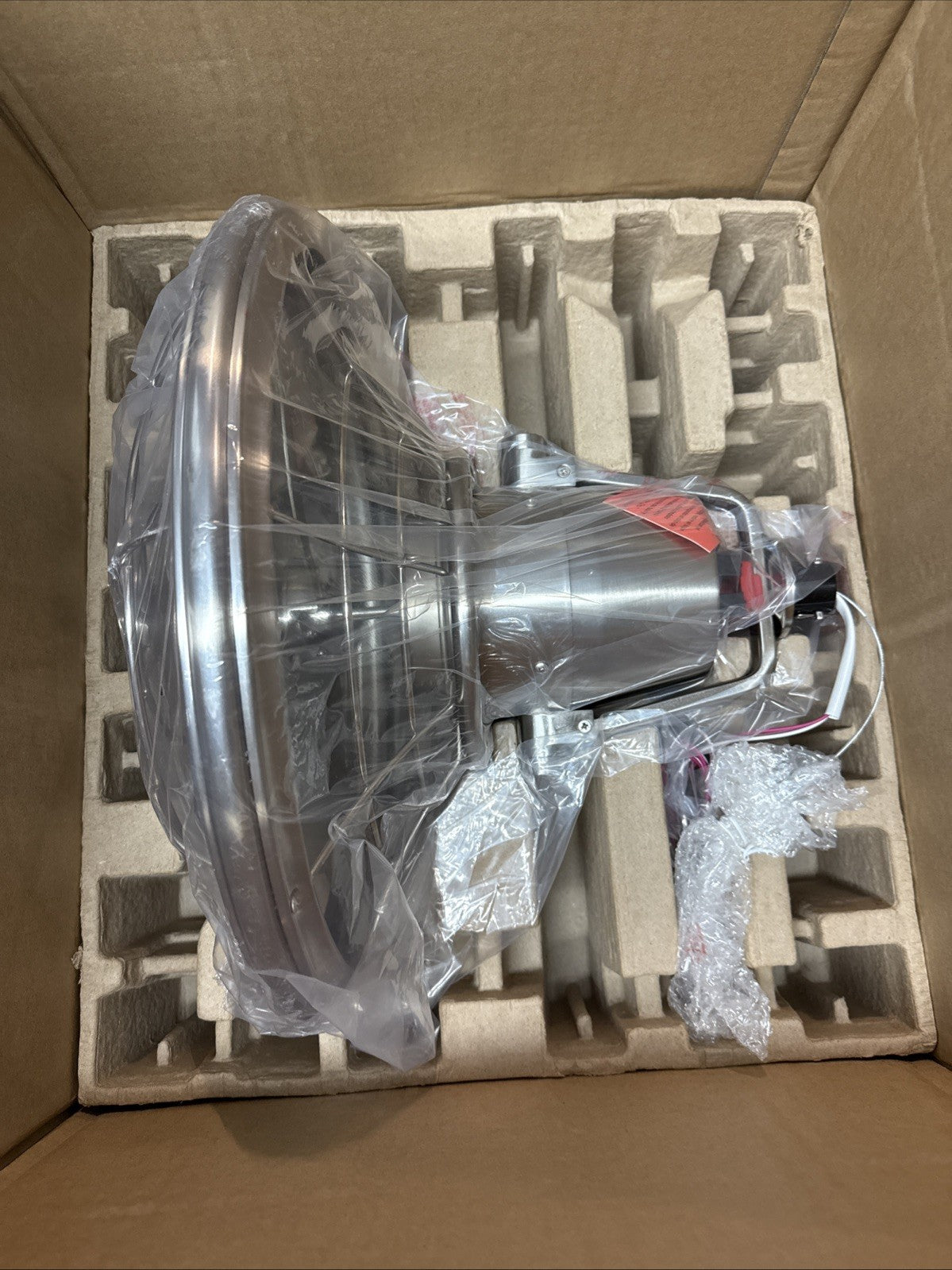 Home Decorators Bentley II 18 in Outdoor Oscillating Ceiling Fan Brushed Nickel