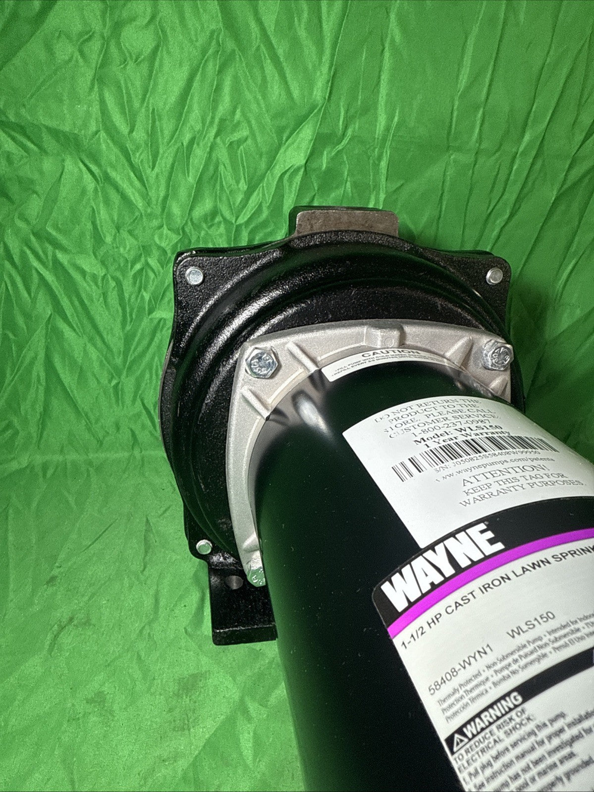 Wayne 1-1/2 HP Cast Iron Quick-Prime Lawn-Sprinkler Pump. NOB