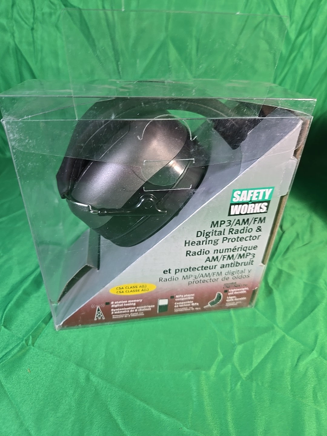 Digital Radio & Hearing Protector Safety Earphones, MP3/AM/FM