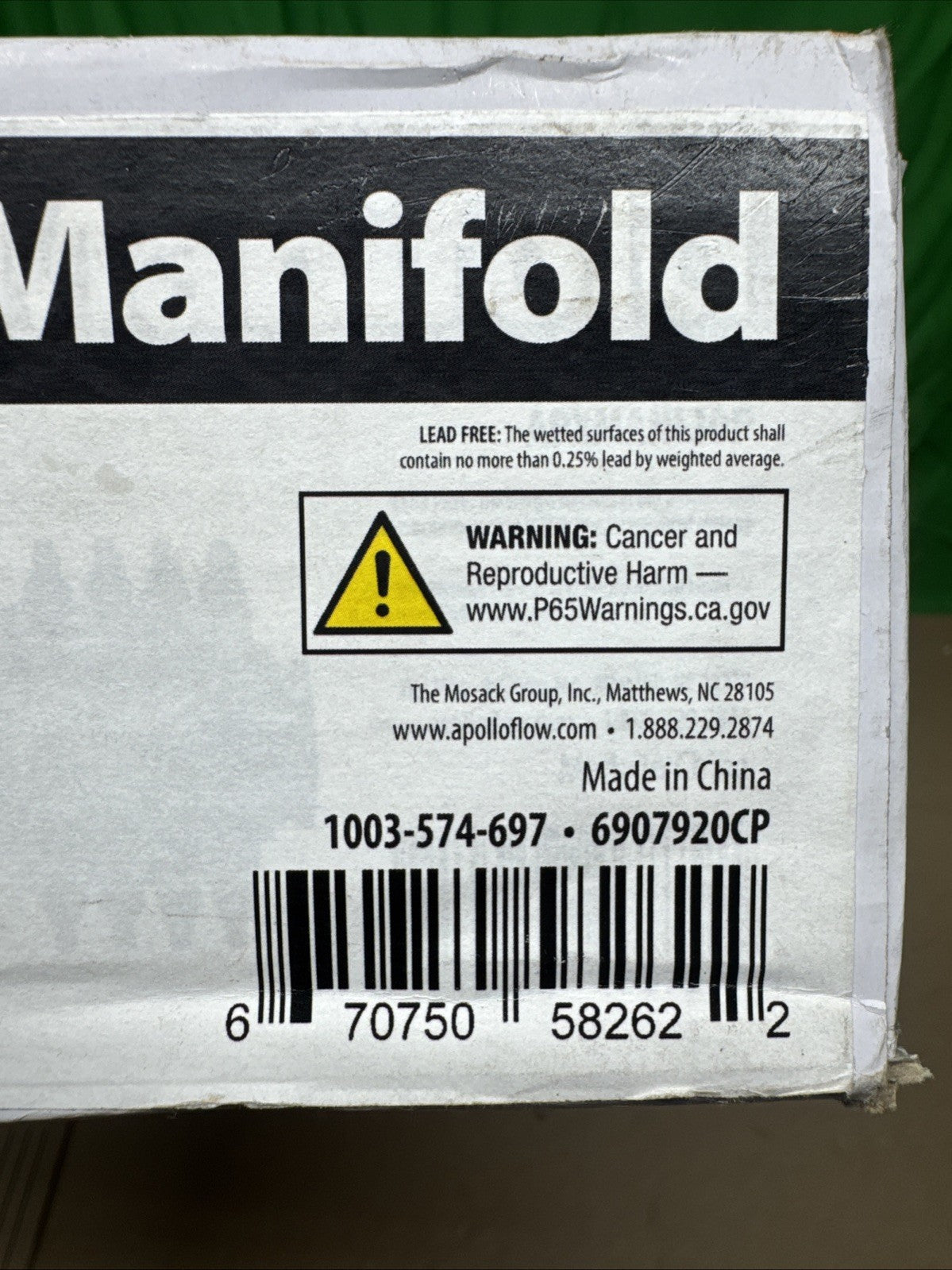 Apollo 6907920CP 20-Port PEX B Manifold with 1/2 In Brass Ball Valves