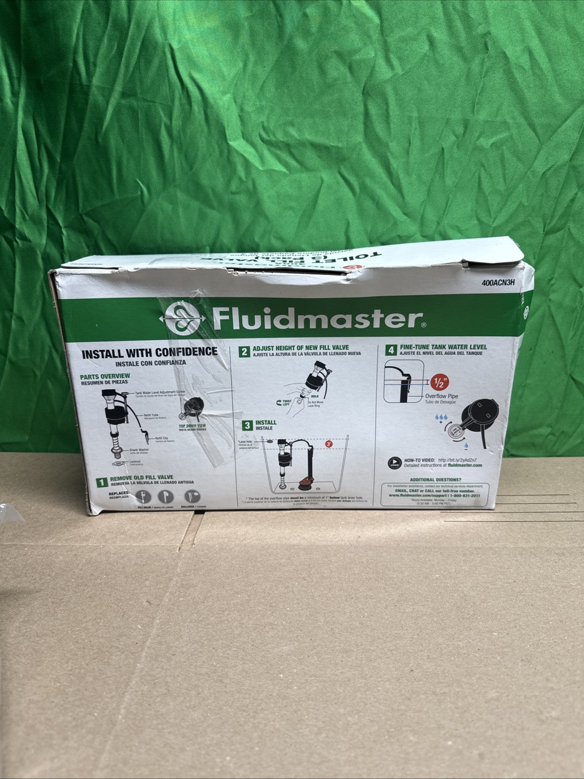 400a Universal Toilet Fill Valve Kit Shank Adjust 9"-14" Fix Noisy Slow Fill 3PK