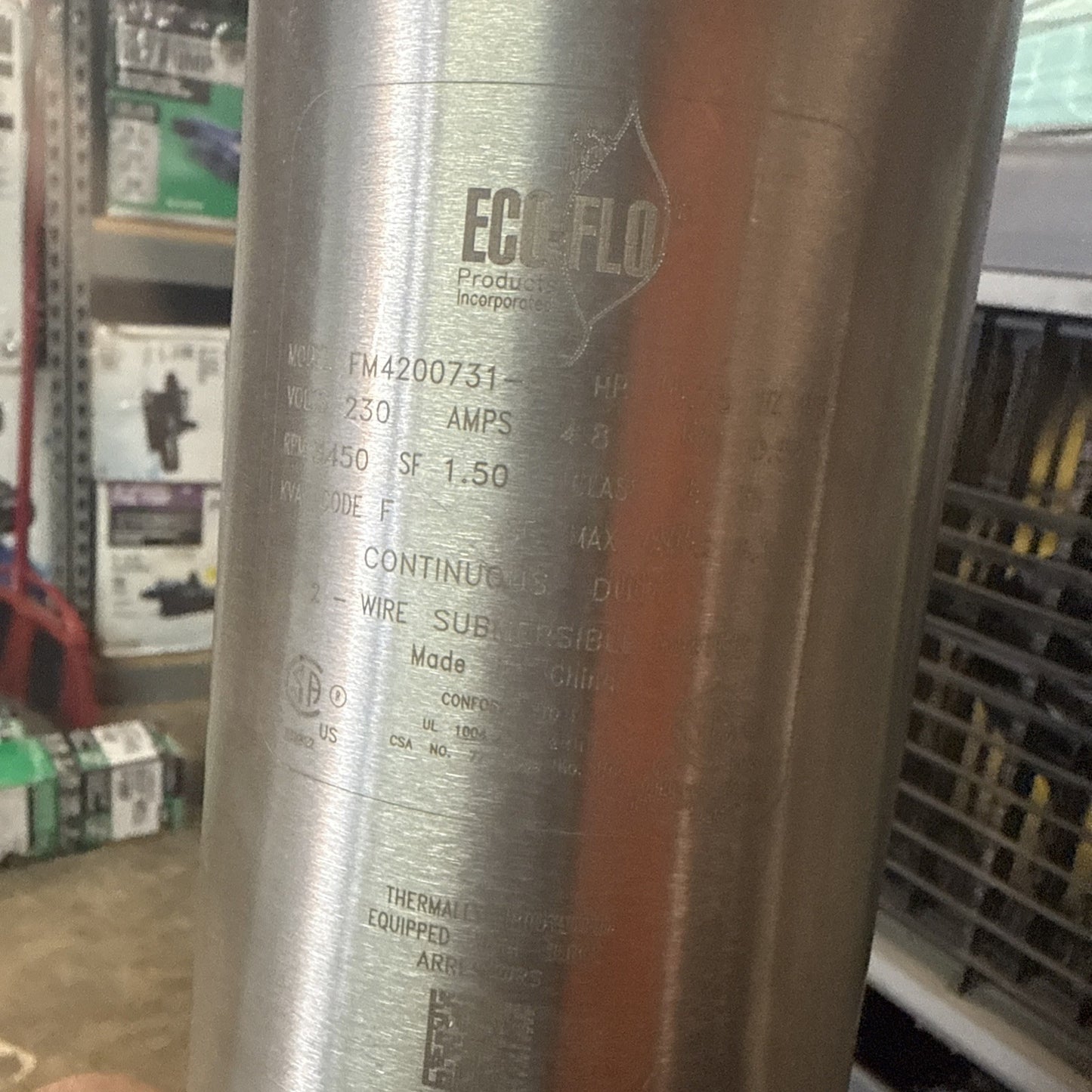 Everbilt Submersible 2-Wire Motor Deep Well Potable Water Pump 3/4HP 10gpm