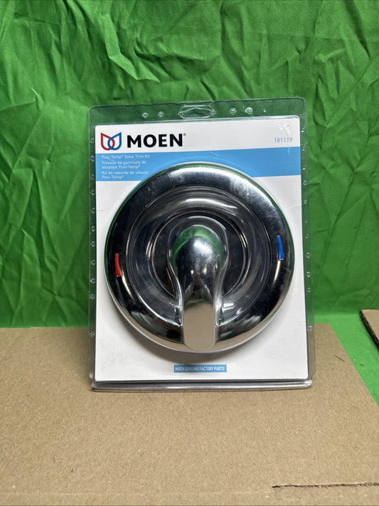 MOEN Chateau 181119 Chateau Lever Posi-Temp Shower Valve Trim Kit in Chrome