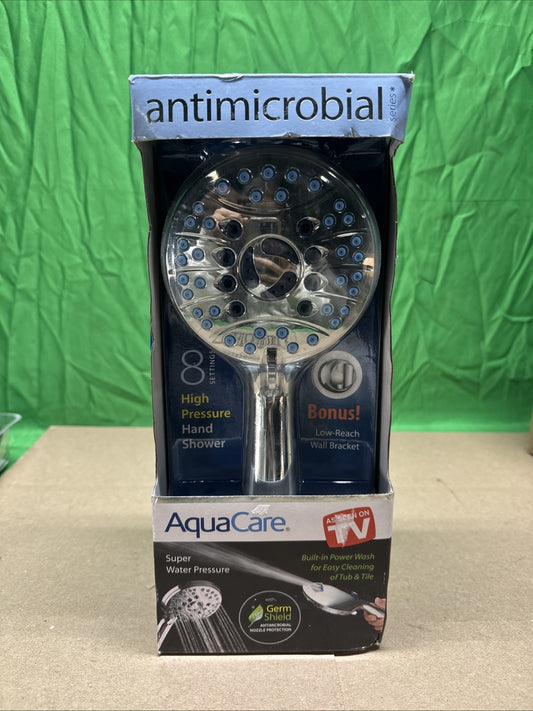 8-Spray Patterns 4.5 in. Wall  Dual Shower Head As Seen On TV Factory Sealed!!