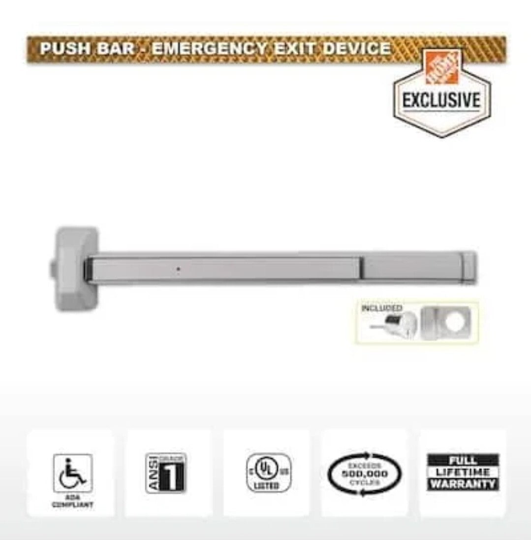 Universal Hardware Industrial Push Bar Emergency Exit Device UH40010
