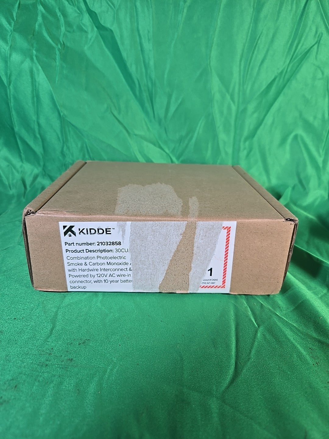 Kidde Smoke & CO Detector 30CUA10-V, Hardwired, 10-Year Battery, Voice Alerts