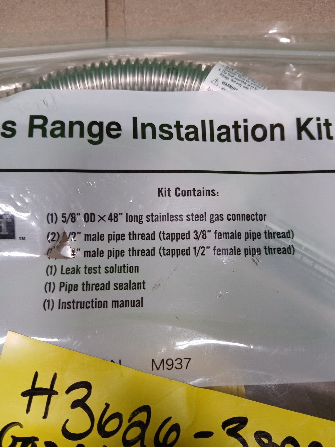 Lot Of 9 Assorted Gas Connector Hoses, Mostly Brasscraft