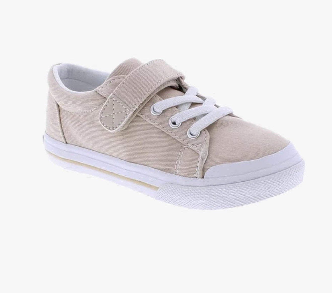 Footmates Youth 2M Jordan Strap Canvas Flats Tennis Sneakers