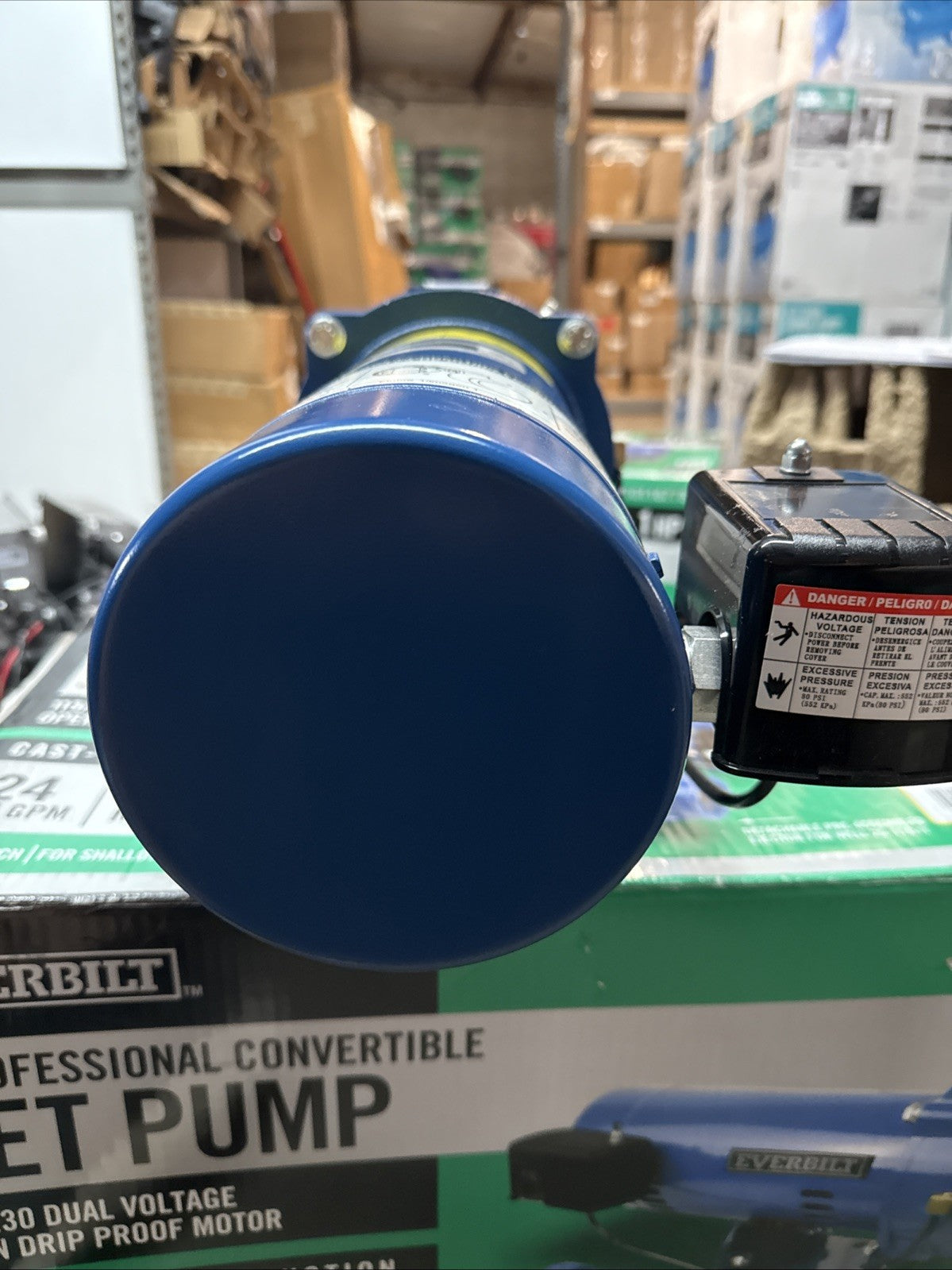 Everbilt 1 HP Professional Convertible Jet Pump *for Parts* Read Description**