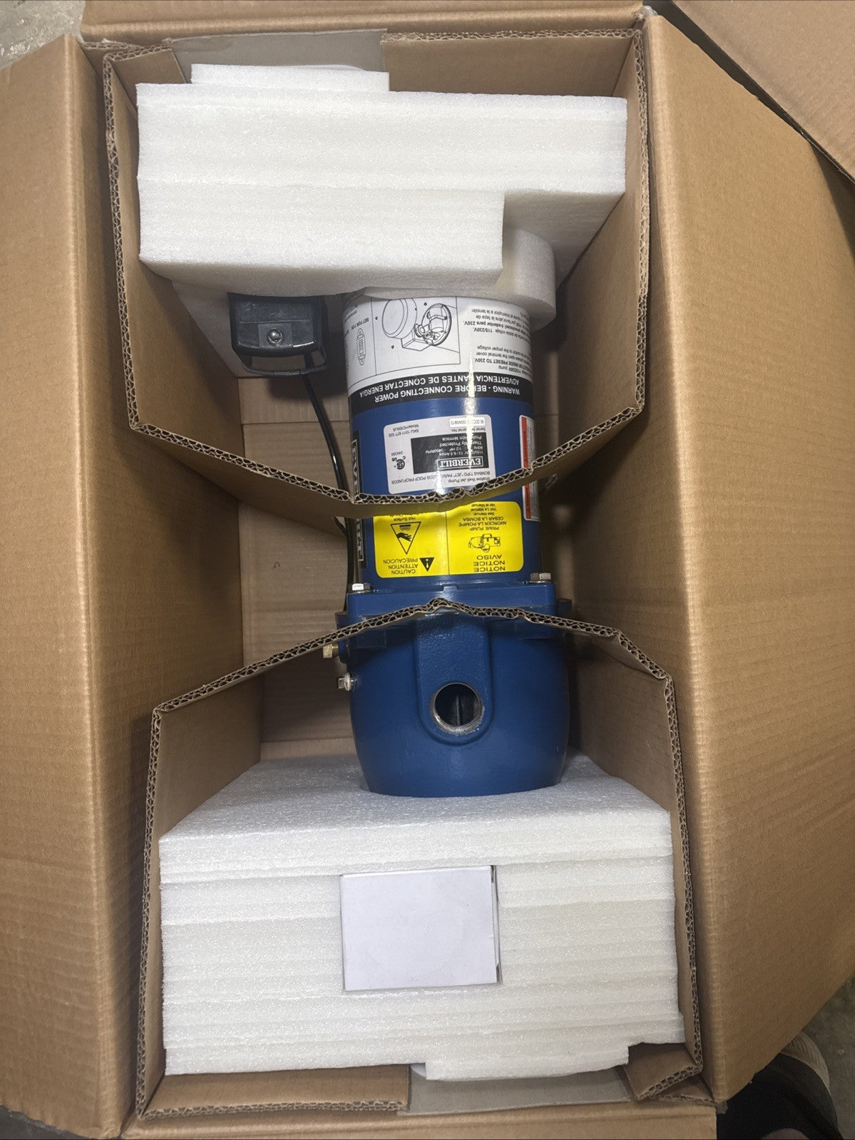 Everbilt Shallow Well Jet Pump Cast Iron 1/2HP HDSWJ5 Excellent Condition Tested