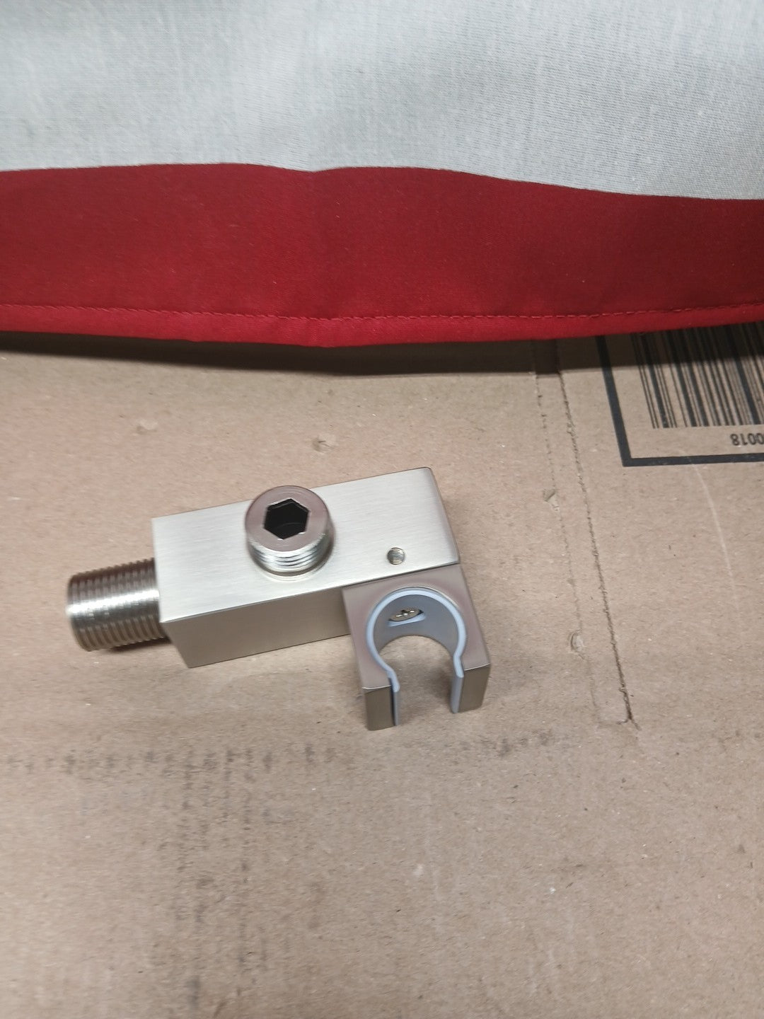 ELLO&ALLO Shower Faucet Set Mixing Valve and Trim Kit Brushed Nickel, Rainfall W