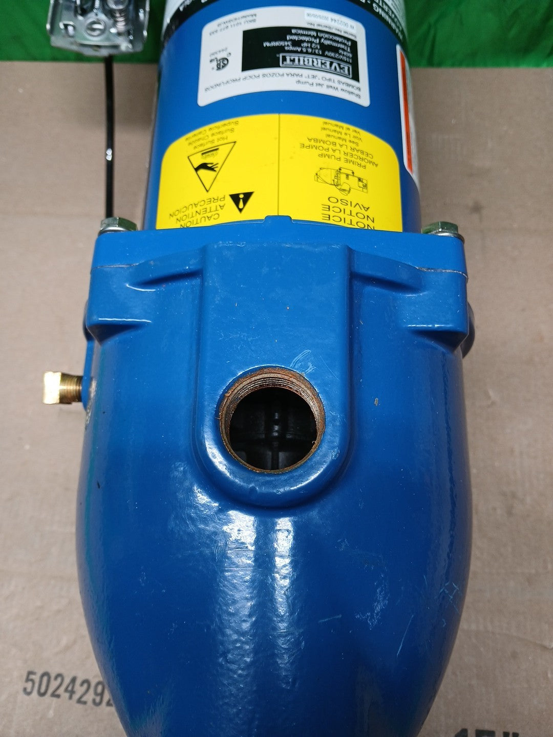 Everbilt Shallow Well Jet Pump Cast Iron 1/2HP HDSWJ5 Tested*