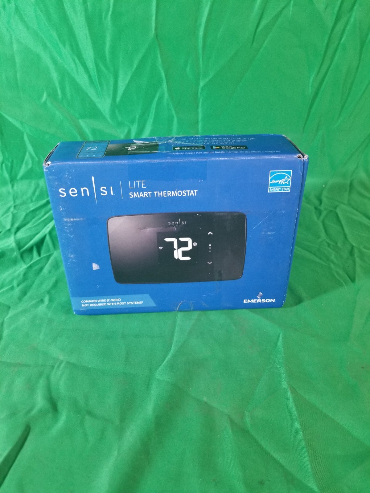 Emerson Sensi Lite ST25 Wi-Fi Smart Programmable Thermostat - Black