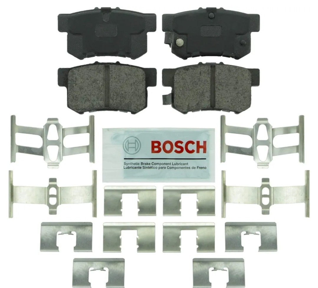 Rear Disc Brake Pad Set w/Hardware Bosch BE537H for Honda Civic 2006-2015