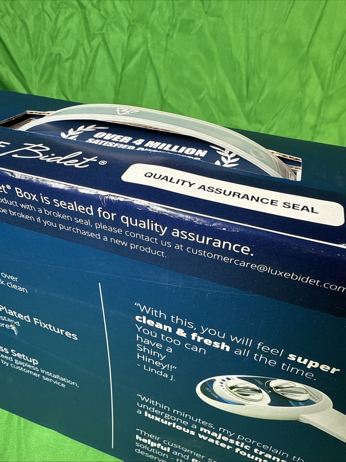 Luxe Bidet Neo 120 Self Cleaning Nozzle Fresh Water Non Electric Mechanical New