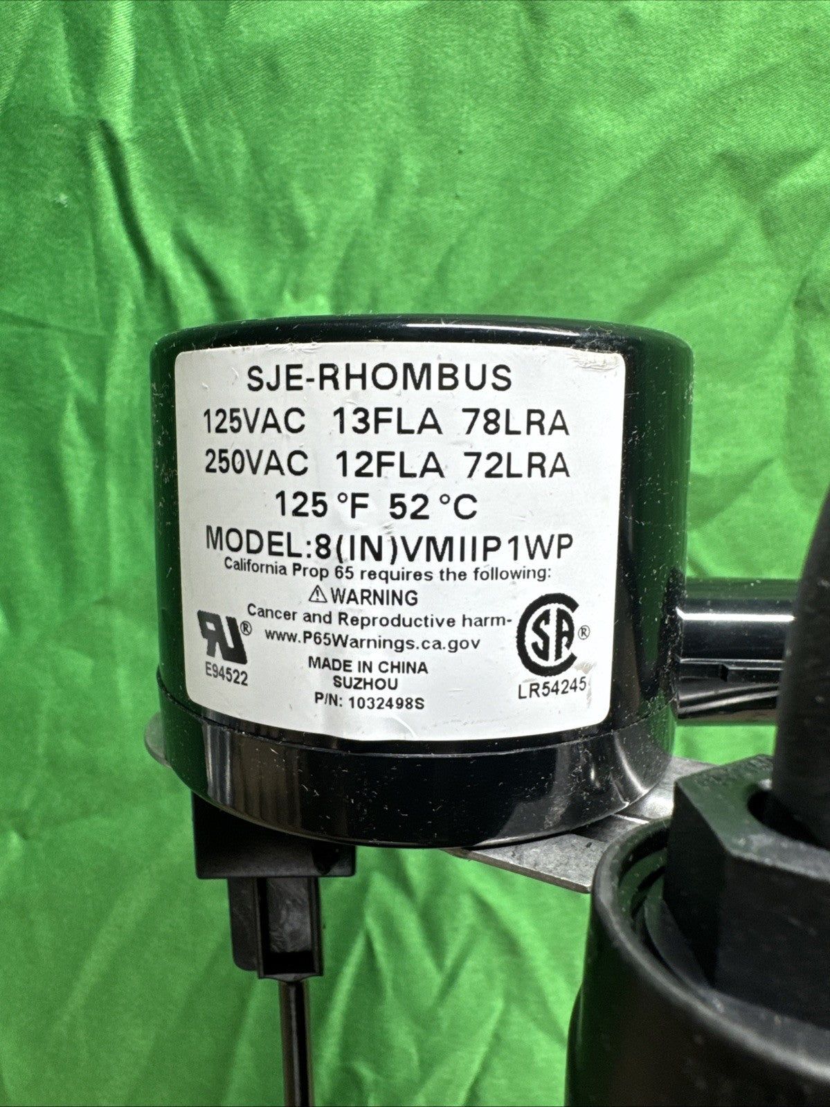 Everbilt 1/4 HP Aluminum Submersible Sump Pump Vertical Switch NEW OB