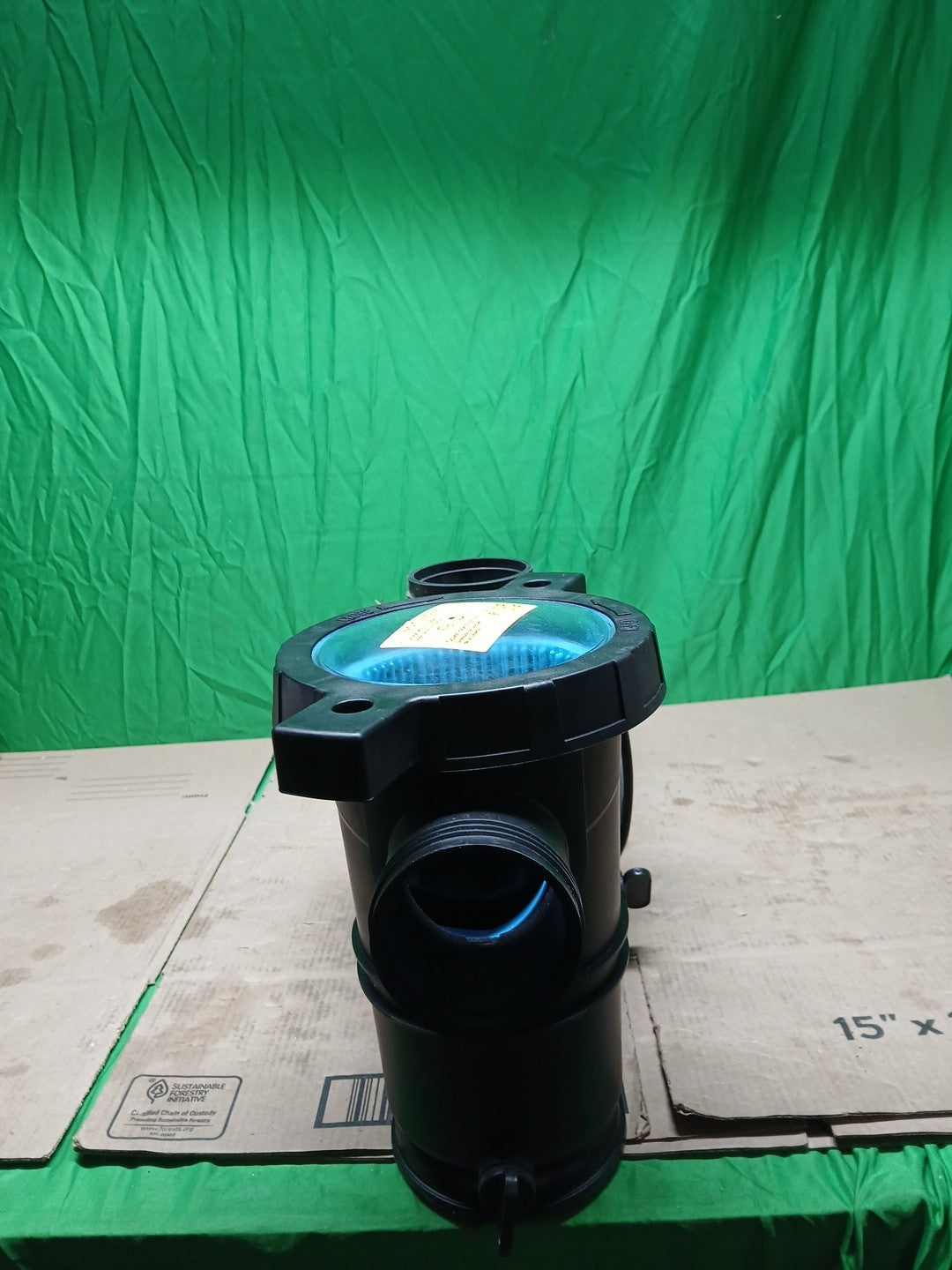 Everbilt Pool Pump Fan-Cooled Motor 1.5 HP 230V Has Unions..