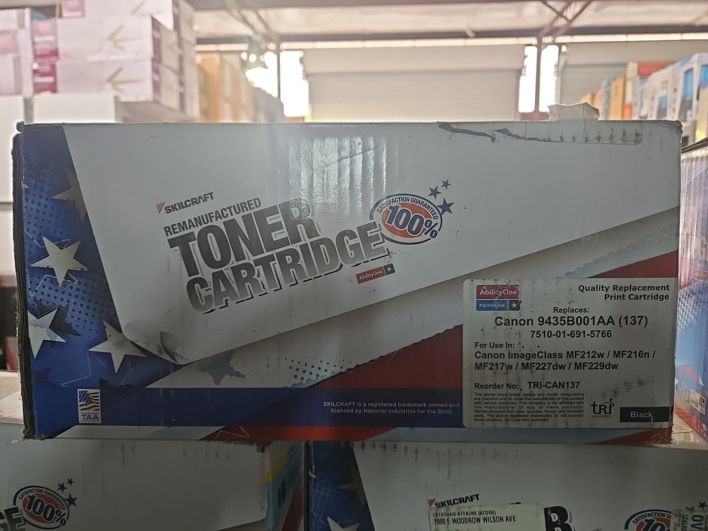 Skilcraft Remanufactueed Canon 137 Black OEM Toner Cartridge - OpenBox!!!