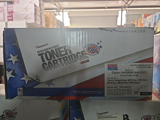 Skilcraft Remanufactueed Canon 137 Black OEM Toner Cartridge - OpenBox!!!
