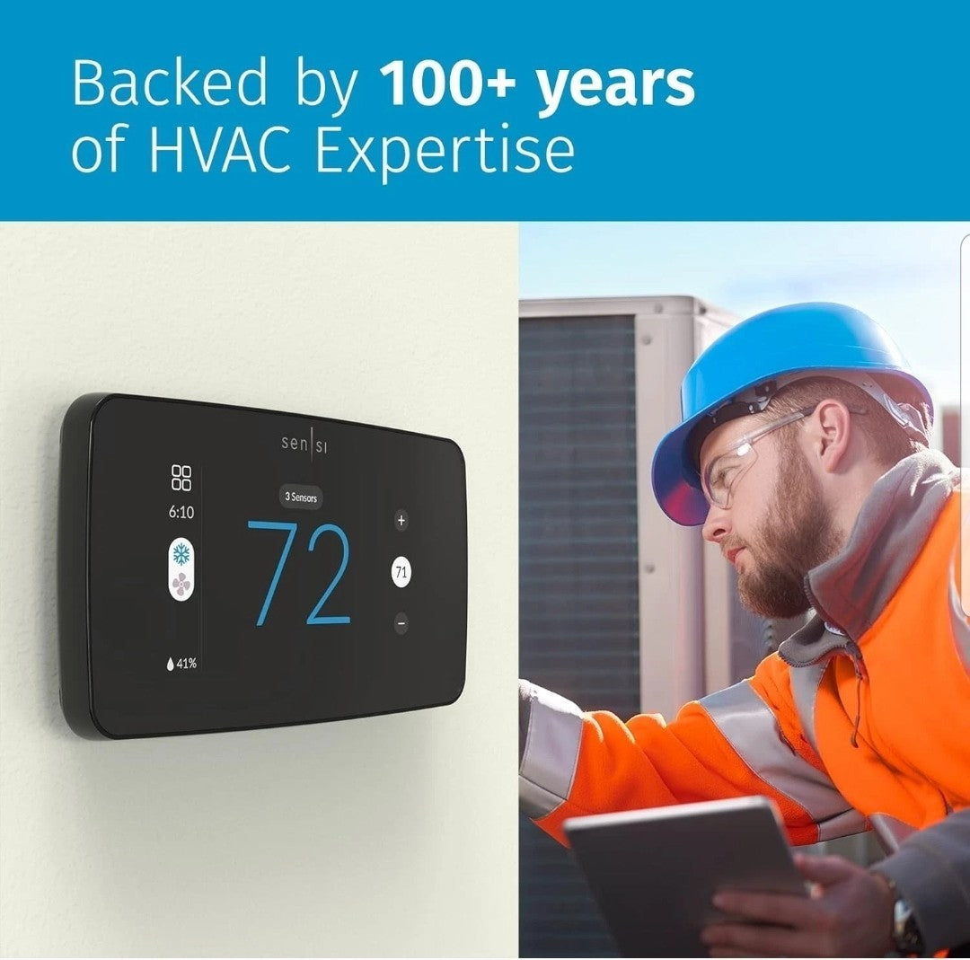 Sensi Touch 2 Smart Thermostat with Touchscreen Color Display ST76