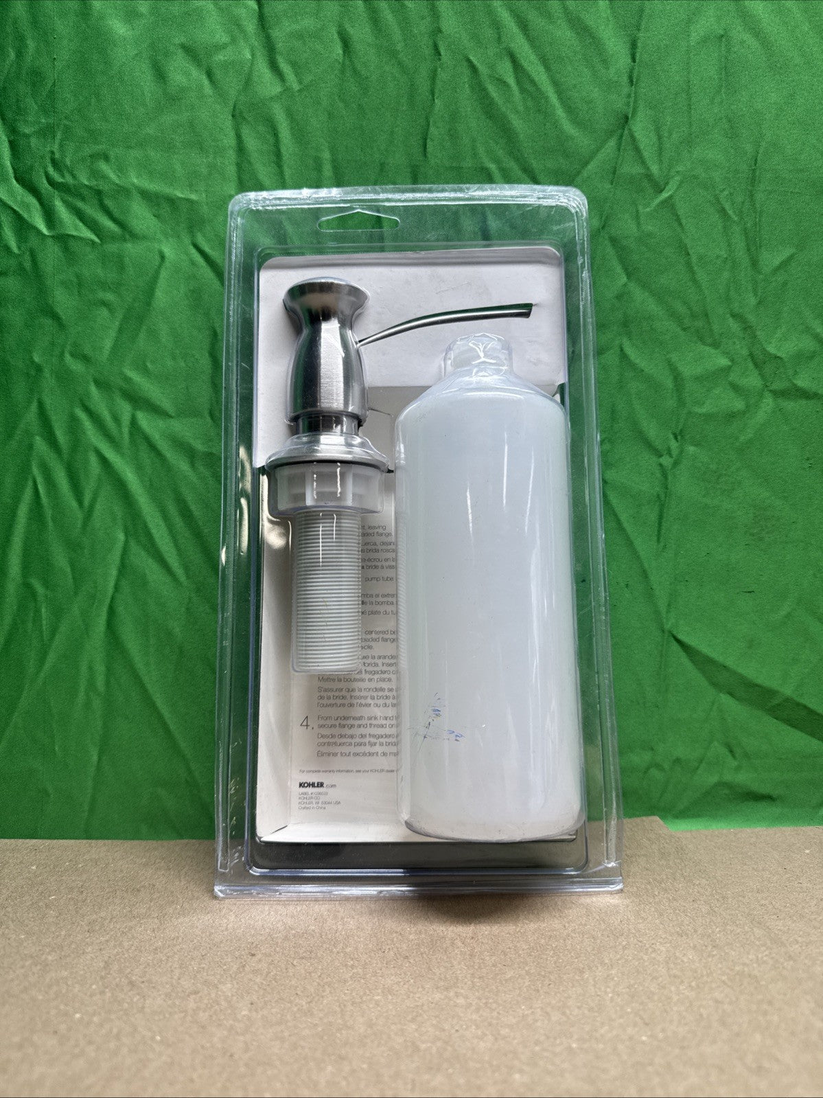 KOHLER K-1893-C-BN Transitional Design Soap/Lotion Dispenser Brushed Nickel O