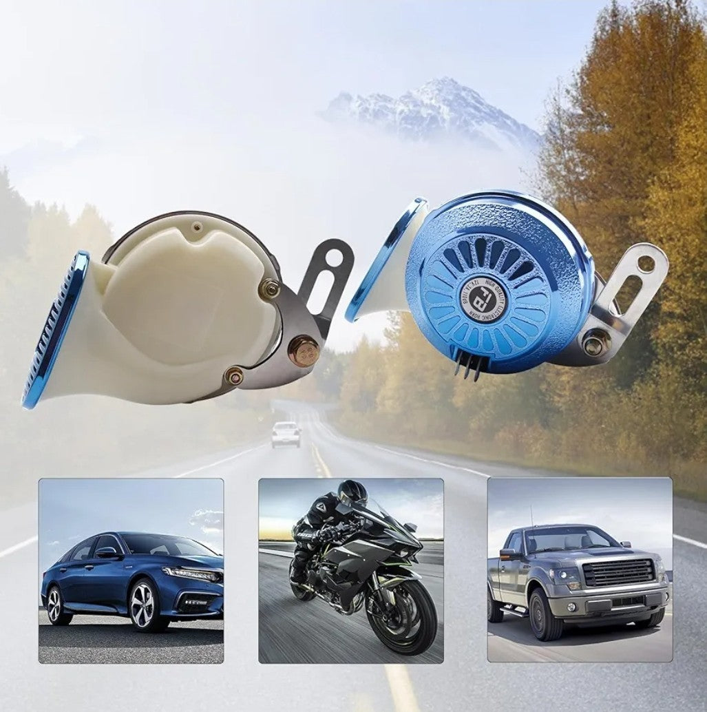 FARBIN Car Horns Super Loud Variable Sound Horn 3 Sound Train Horns 130db...