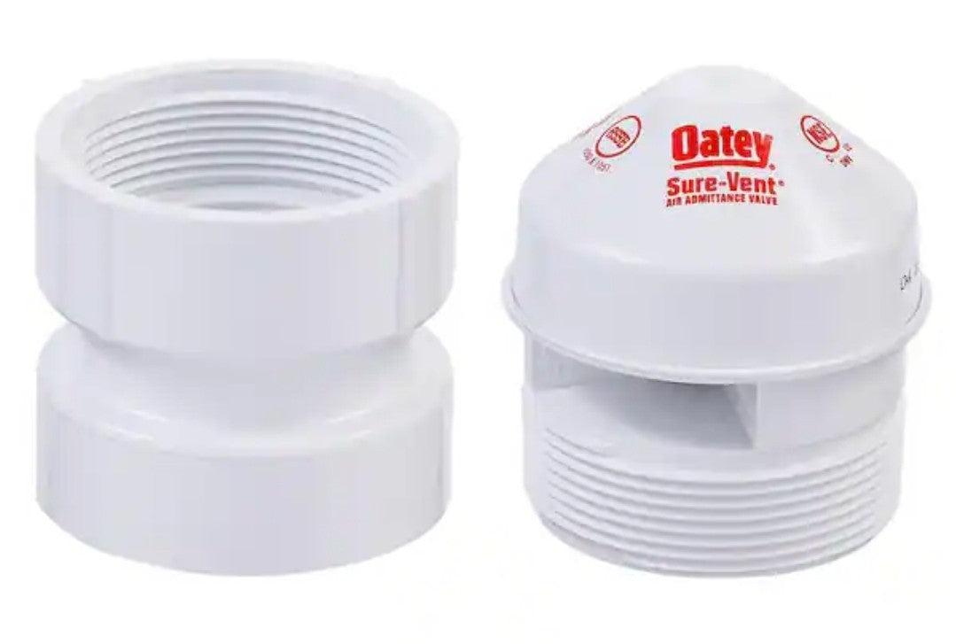 OATEY 1.5" – 2" 20 DFU SURE-VENT AAV With 1-1/2” X 2” PVC Schedule 40 NEW.