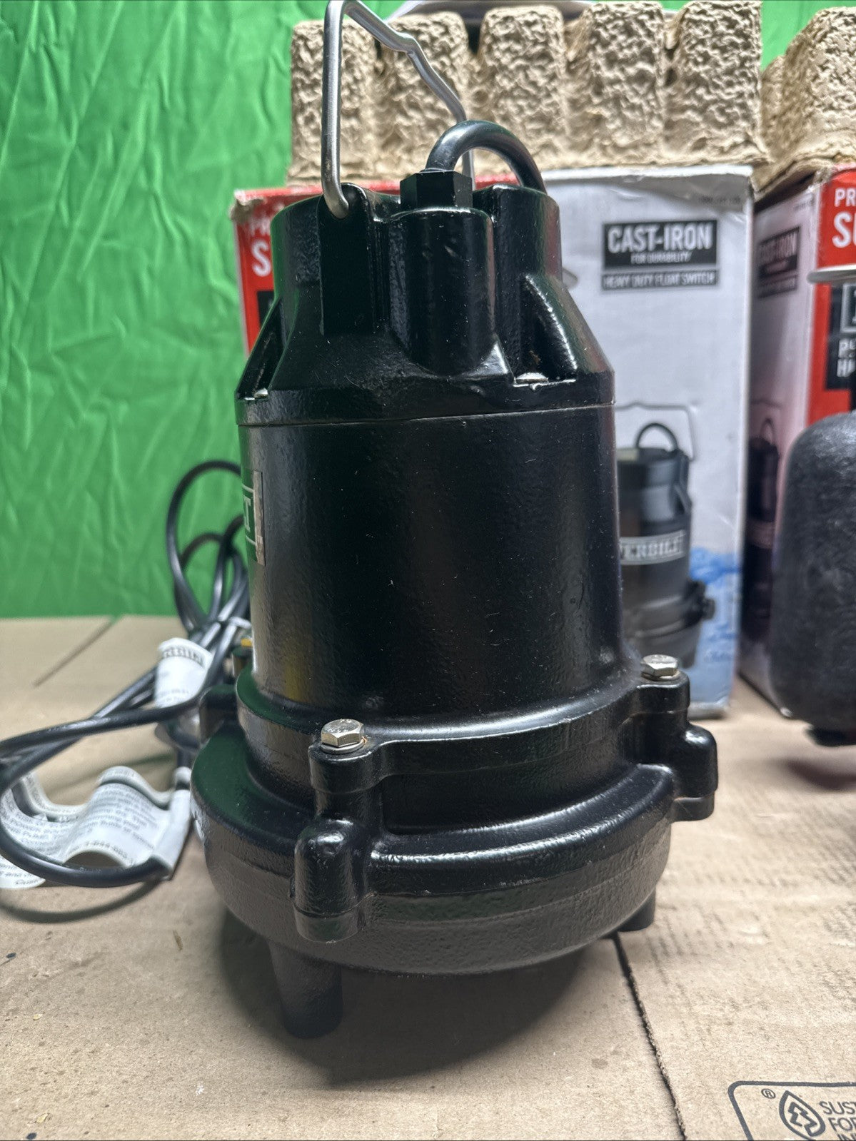 Everbilt 1/2 HP Cast Iron Sump Pump Model # HDS50 NOB