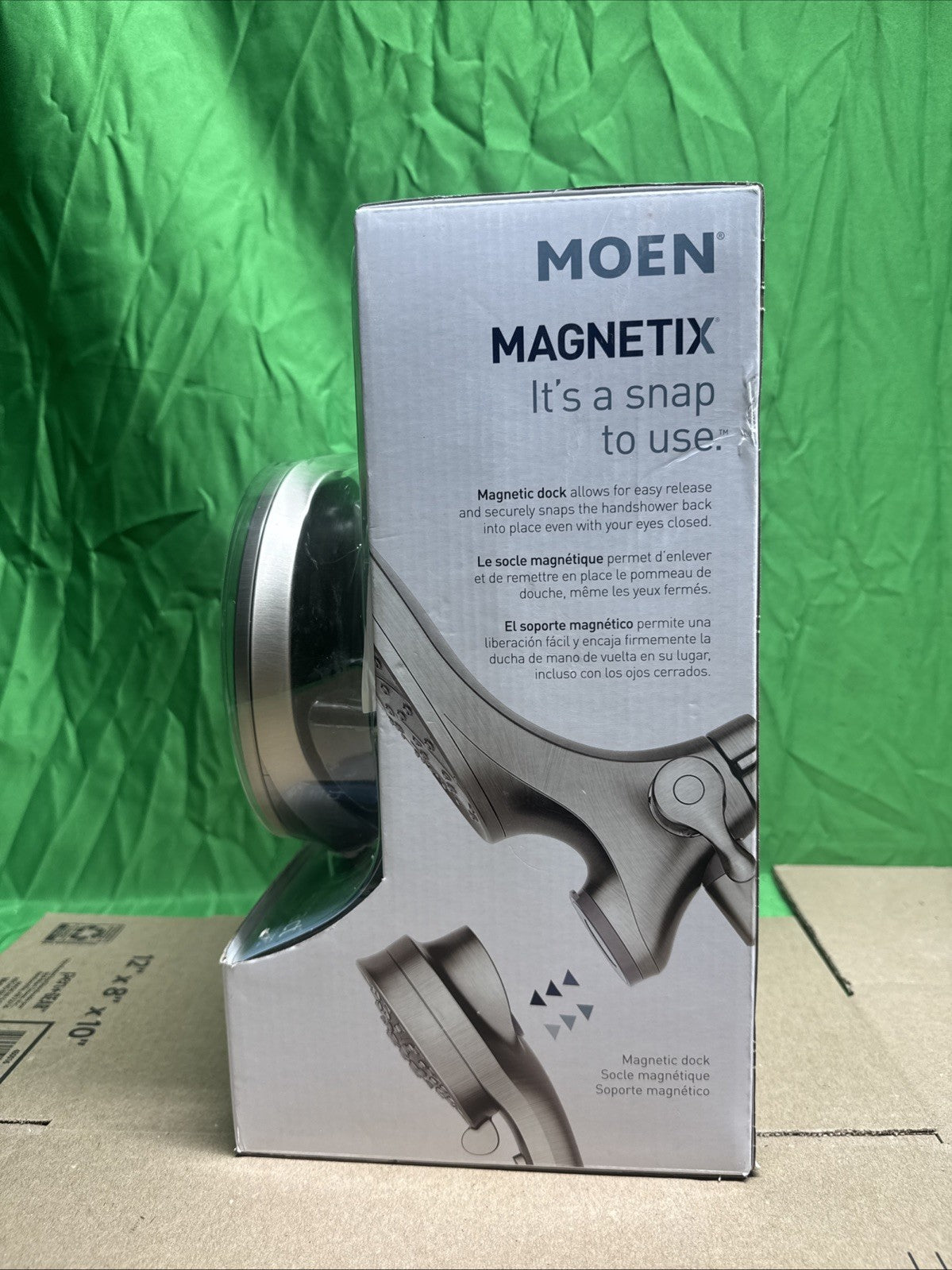 Moen Attract 26008SRN 6 Spray Shower Head & Hand Shower Spot Resistant Nickel