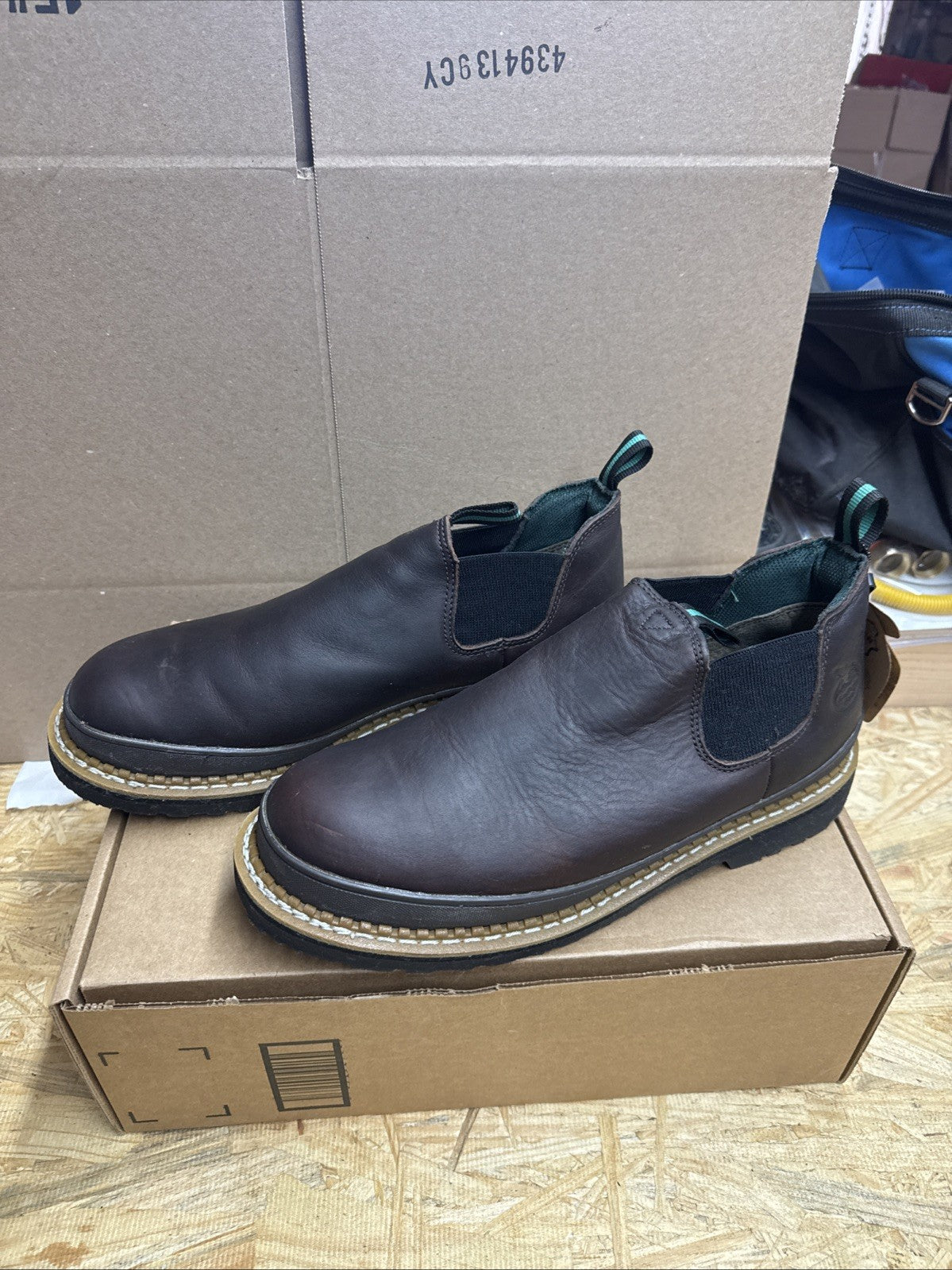 GEORGIA GIANT WEDGE ROMEO WORK BOOTS GR274 - Size 13 W