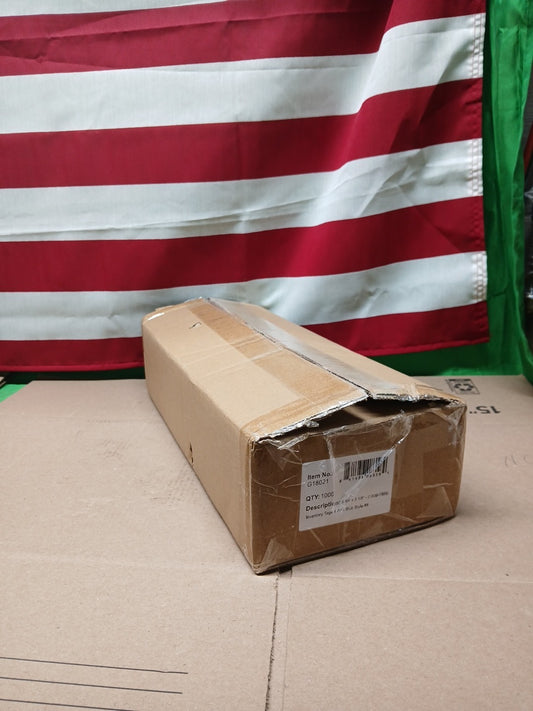 6 1/4 x 3 1/8" Inventory Hang Tags 1000-1999 Stub Style #8 1000/Case