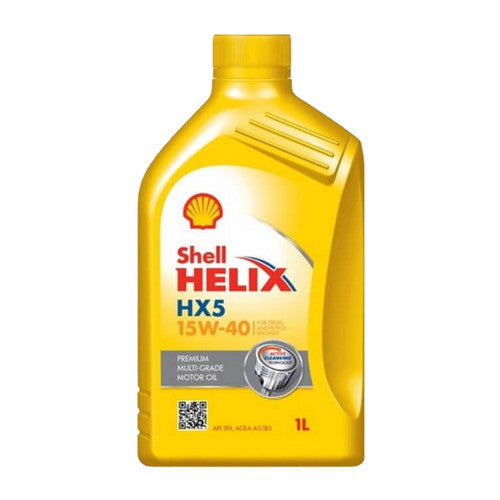 6 pack Shell Helix HX5 15W-40 - 1L 0.946Q motor Oil