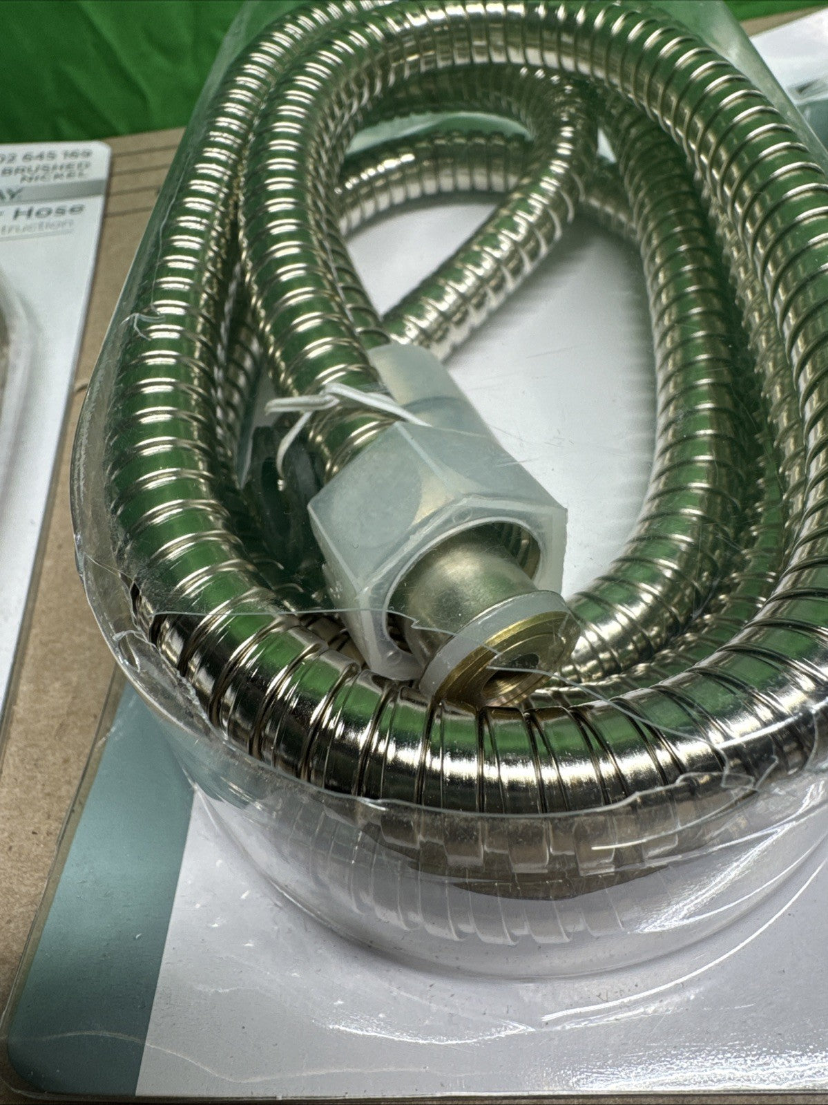 4PK Glacier Bay 86 inches Stainless Steel Universal Shower Hose in BrushedNickel