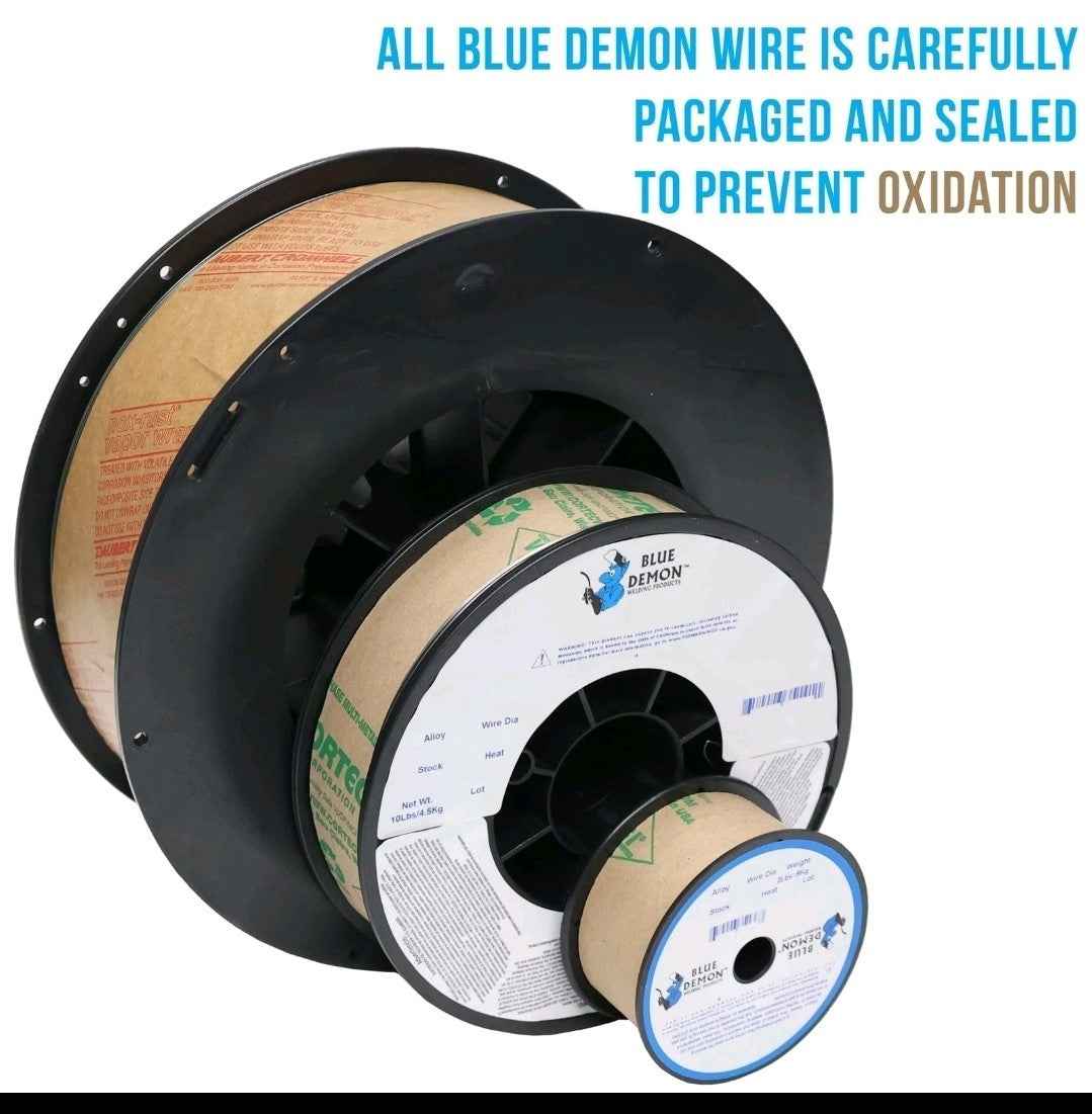 Blue Demon ER70S6 .030 11 LB MIG Welding Wire Low Spatter X-Ray Quality